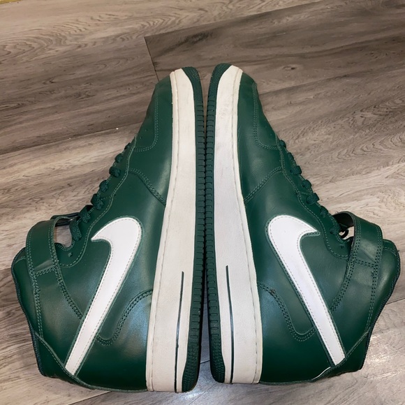 2003 Nike Air Force 1 Mid Black Forest | White - Picture 7 of 10